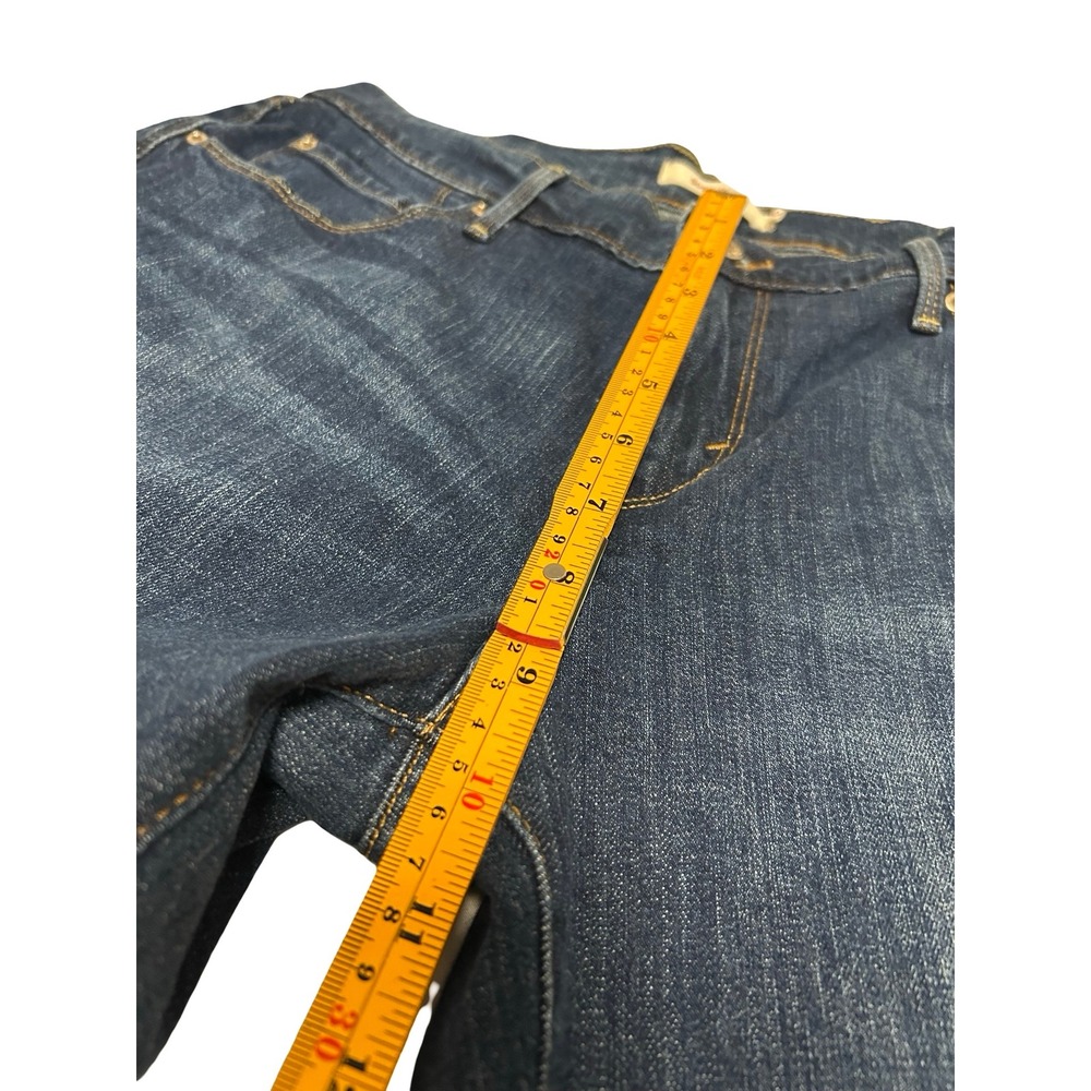 Levis 505 Straight Leg Jeans Womens 30 Dark Wash Blue Denim 15505-0111 - Picture 7 of 8